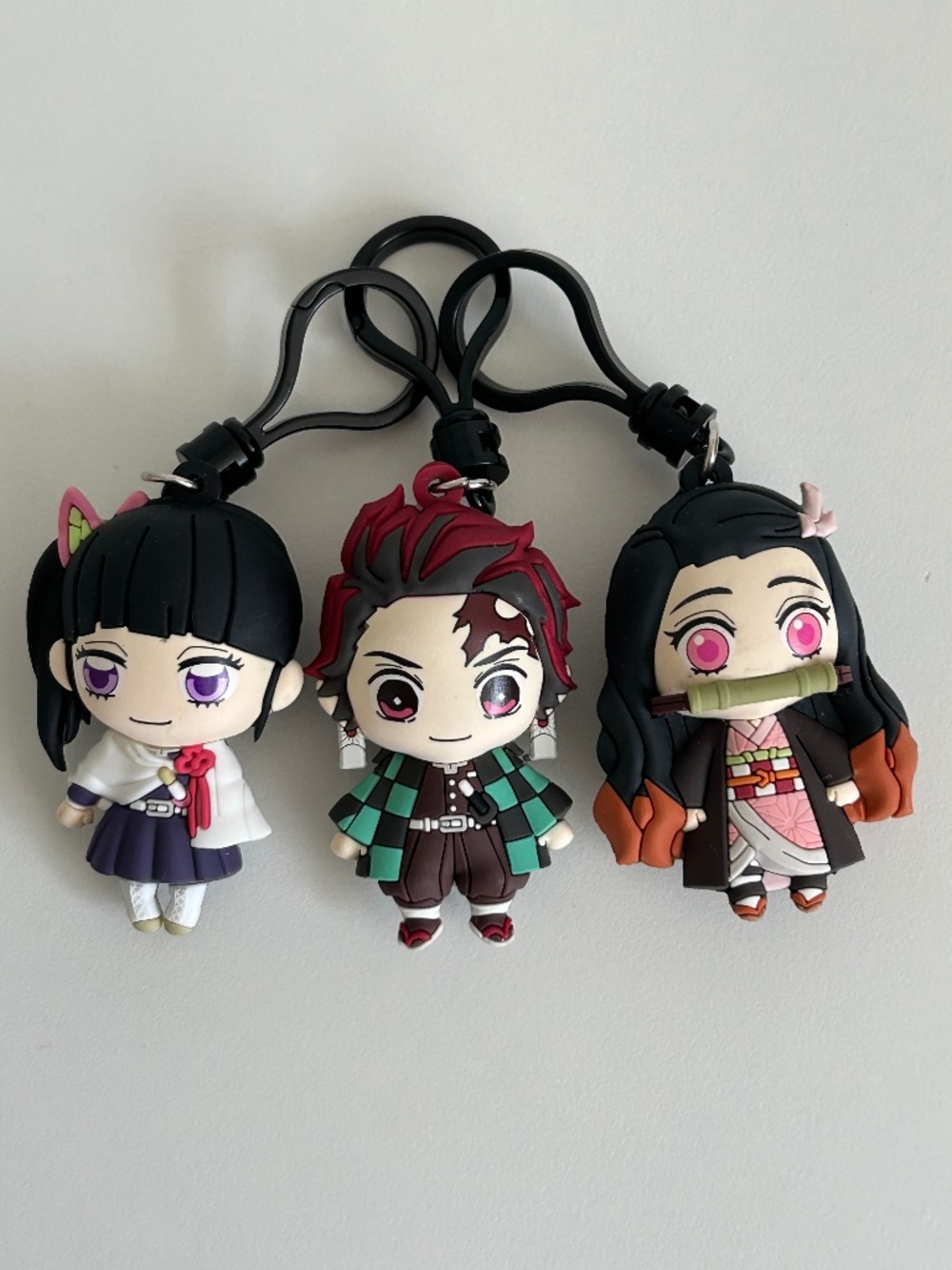 onogram Demon Slayer Series 1 Figural Bag Clips set Of 3 (18B)